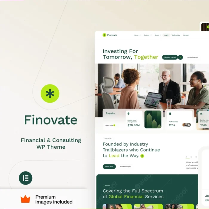 Finovate Consulting Firms Theme