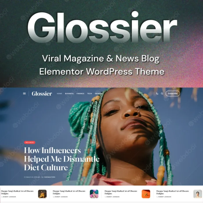 Glossier Magazine Theme